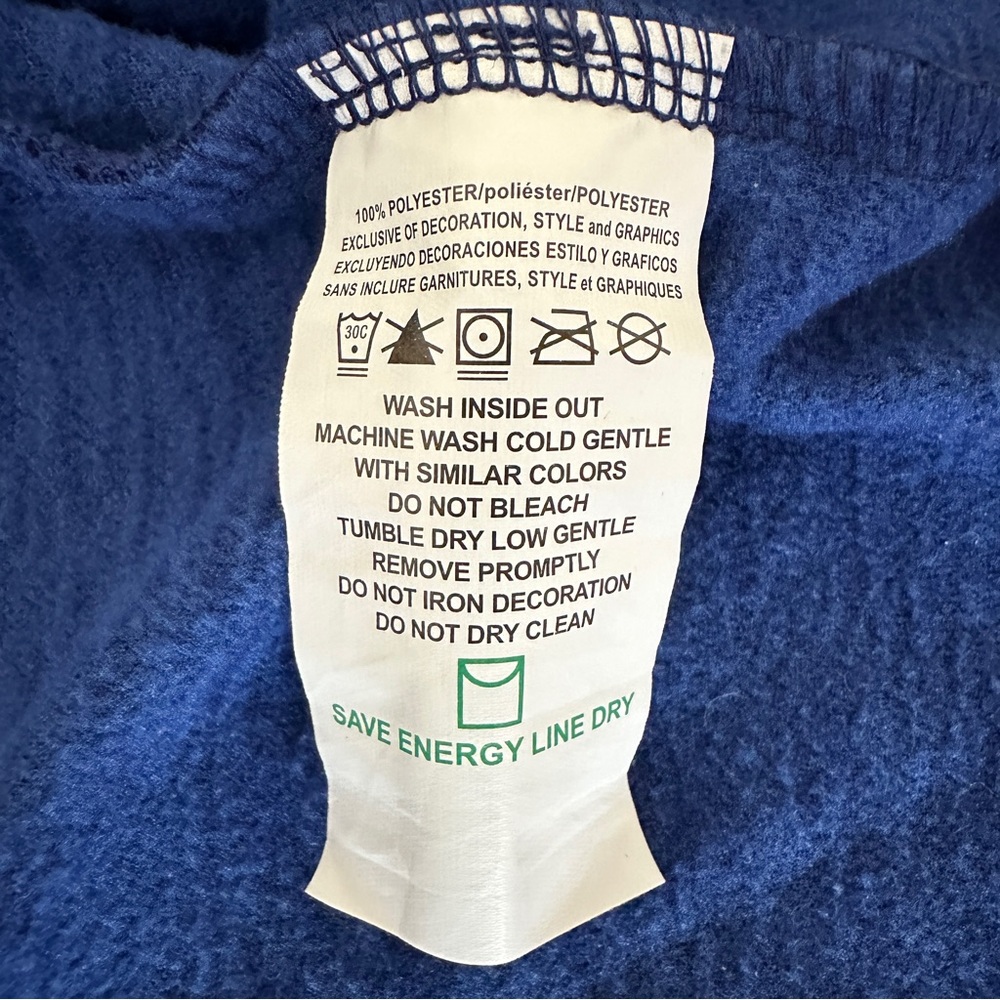 NFL Team Apparel New England Patriots Pullover Hoodie Sweatshirt Size Large - Picture 7 of 8